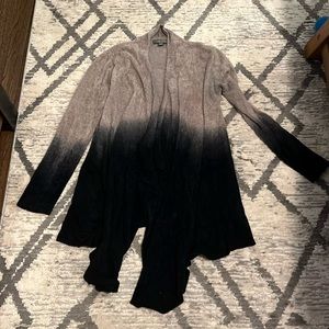 Black Barefoot Dreams Cozychic Lite Calypso Wrap Cardigan size L/XL